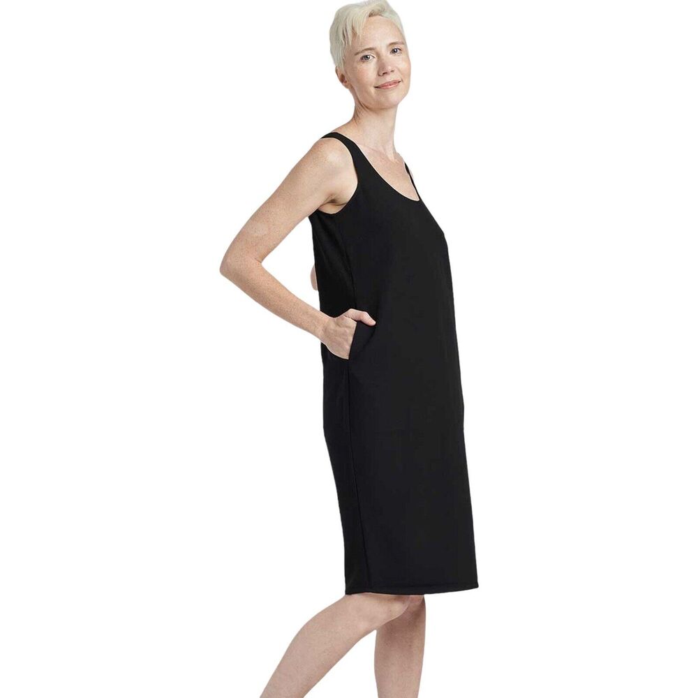 Universal Standard Remi Crepe Dress Black Size‎ 4XS / 00-0 New